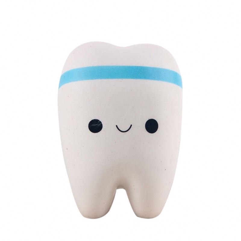 11cm Novelty Toy Squishy Tooth Slow Rising Kawaii Soft Squeeze TOOTH